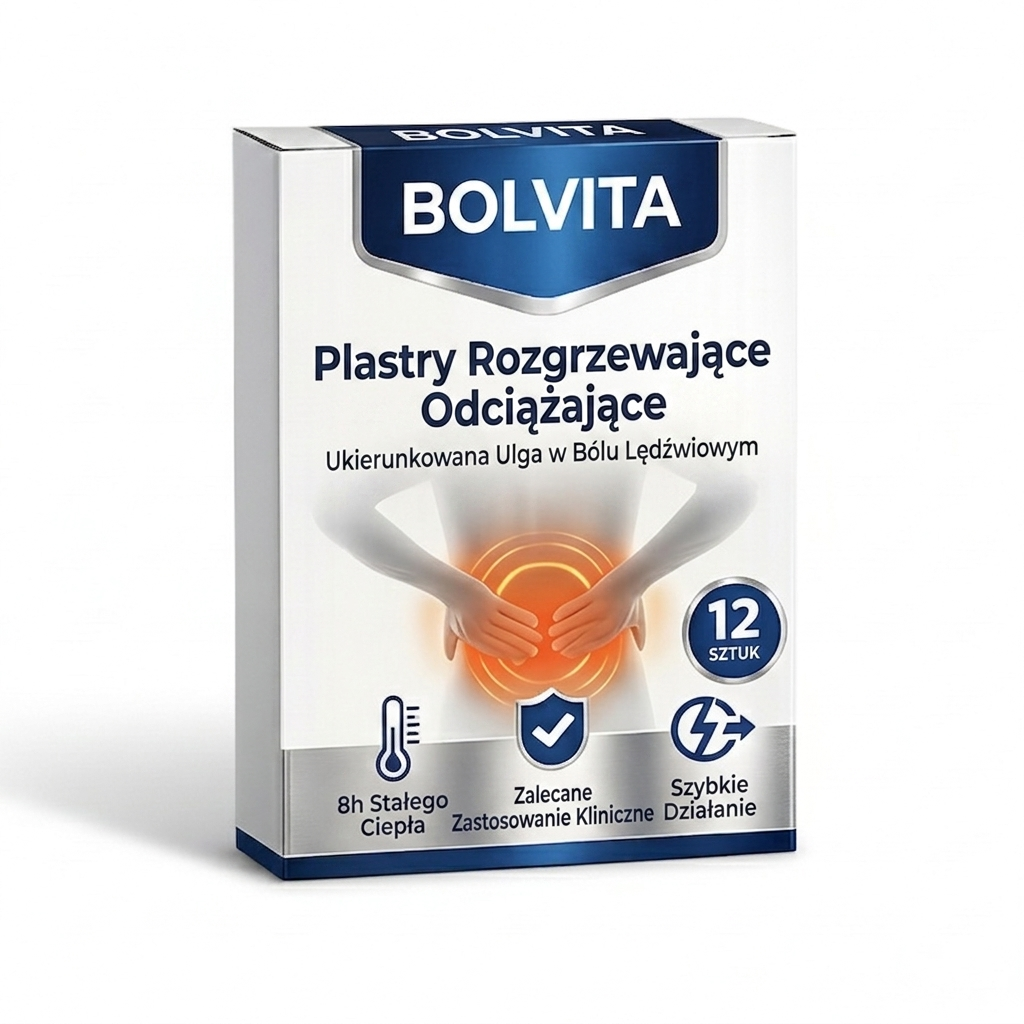 Magnetyczne plastry akupresurowe Bolvita™ na komfort lędźwiowy (x10)
